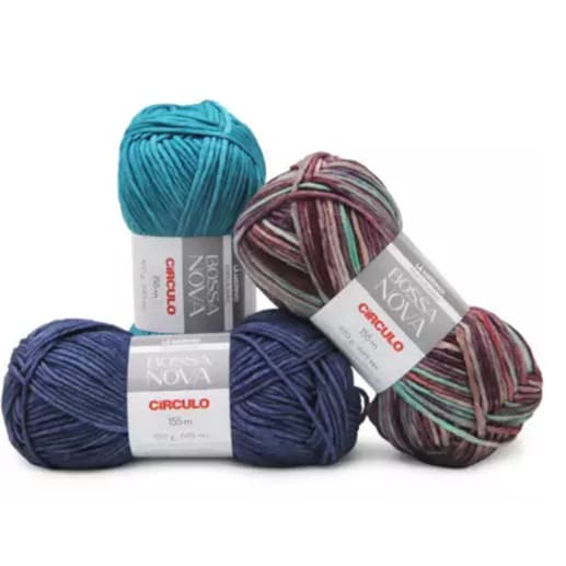 Lã Bossa Nova Círculo 100% Merino