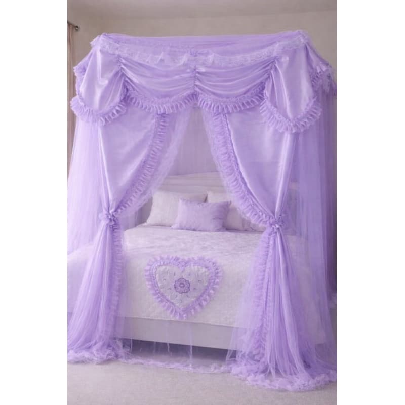 Mosquiteiro de Armação Cama Casal e  Box Volta ao Mundo Bordado Anti Mosquito