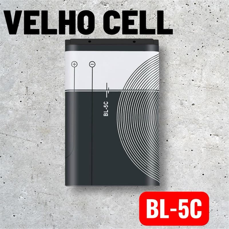 BAT COMPATIVAL NOKIA (BL-5C) ORG NOVA COM GARANTIA 90 DIAS