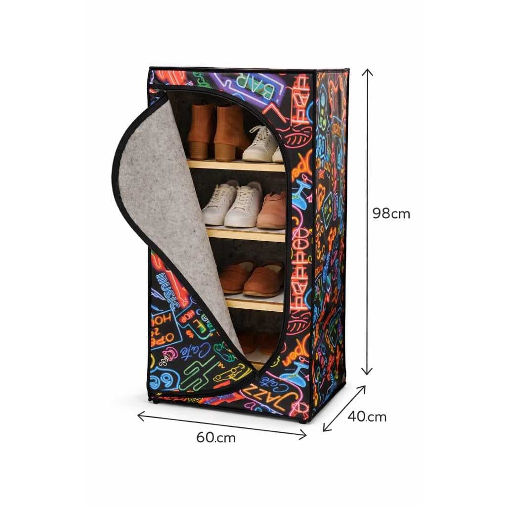 Sapateira Grande Casal BIS com Zíper Organizadora em Madeira e Courino premium