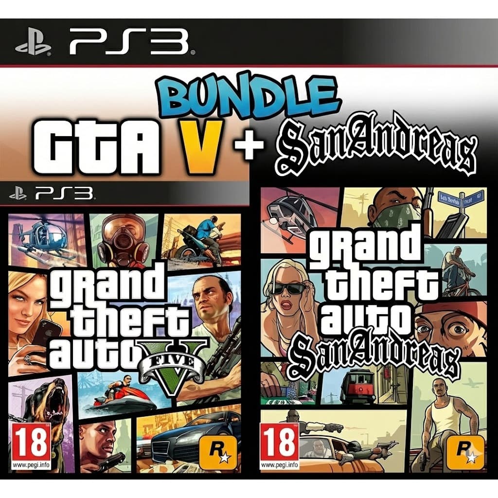 Gta 5 Ps3 + Gta San Andreas Hd Ps3 Envio Hoje
