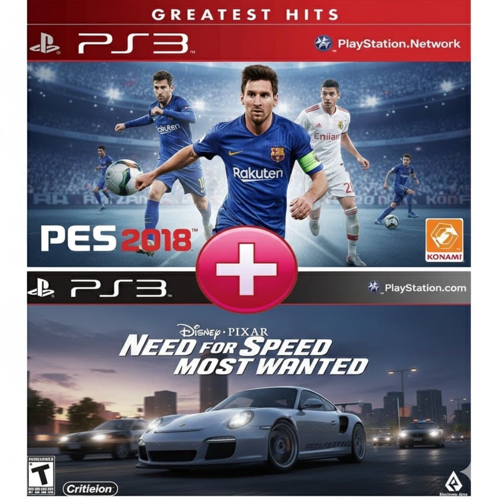 Pes 18 Ps3 dublado + Need For Speed Most Wanted Ps3 Envio Hoje