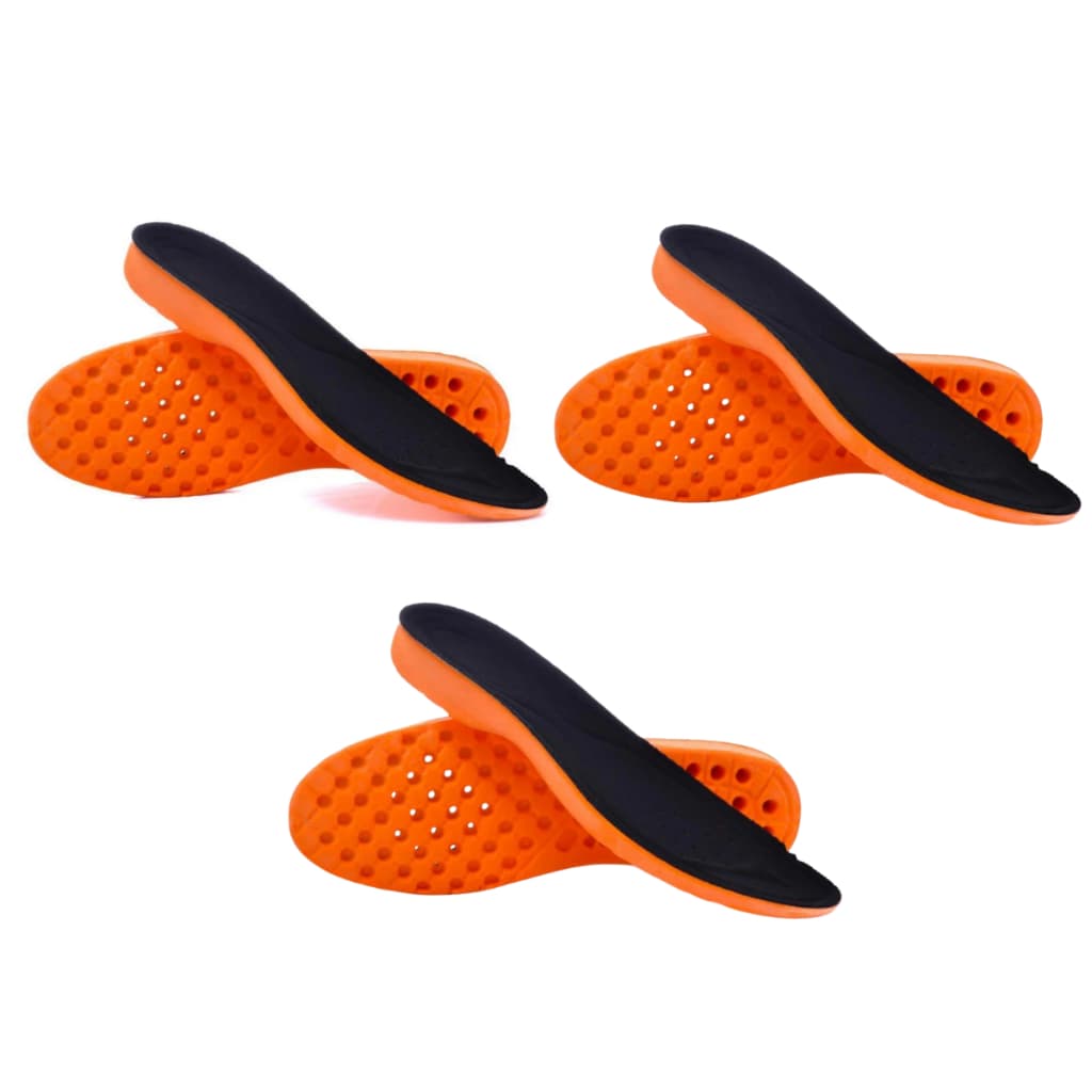 Kit com 3 Palmilhas Ortopédicas em Gel Anatômica