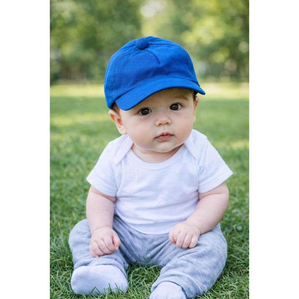 Boné Básico Bebê Infantil Unissex Liso Aba Curva Criança