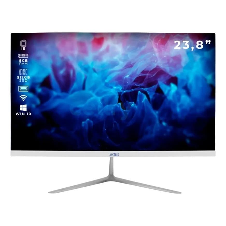 All In One Computador Win10 Slim Lcd 23,8'' I5 512gb Full Hd