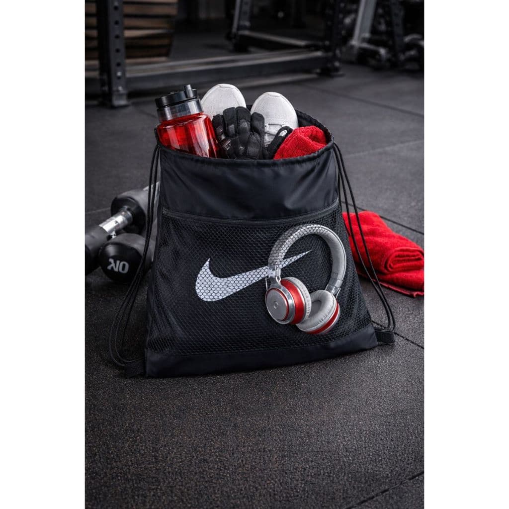 Mochila Saco Nylon Resistente Unissex Bolsa Academia Esportes Com Bolso Personalizadas