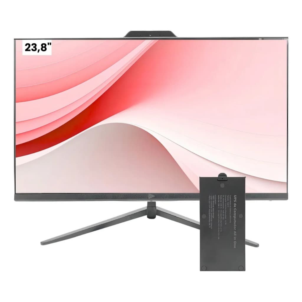Computador All In One I5 Intel 8 Gb 23.8 Webcam 512 Gb Ssd