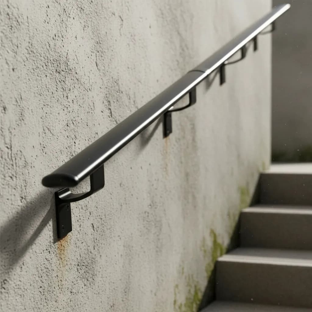 Tubo Corrimão Alumínio 2m para Escada Residencial Interna/Externa Envio Rápido