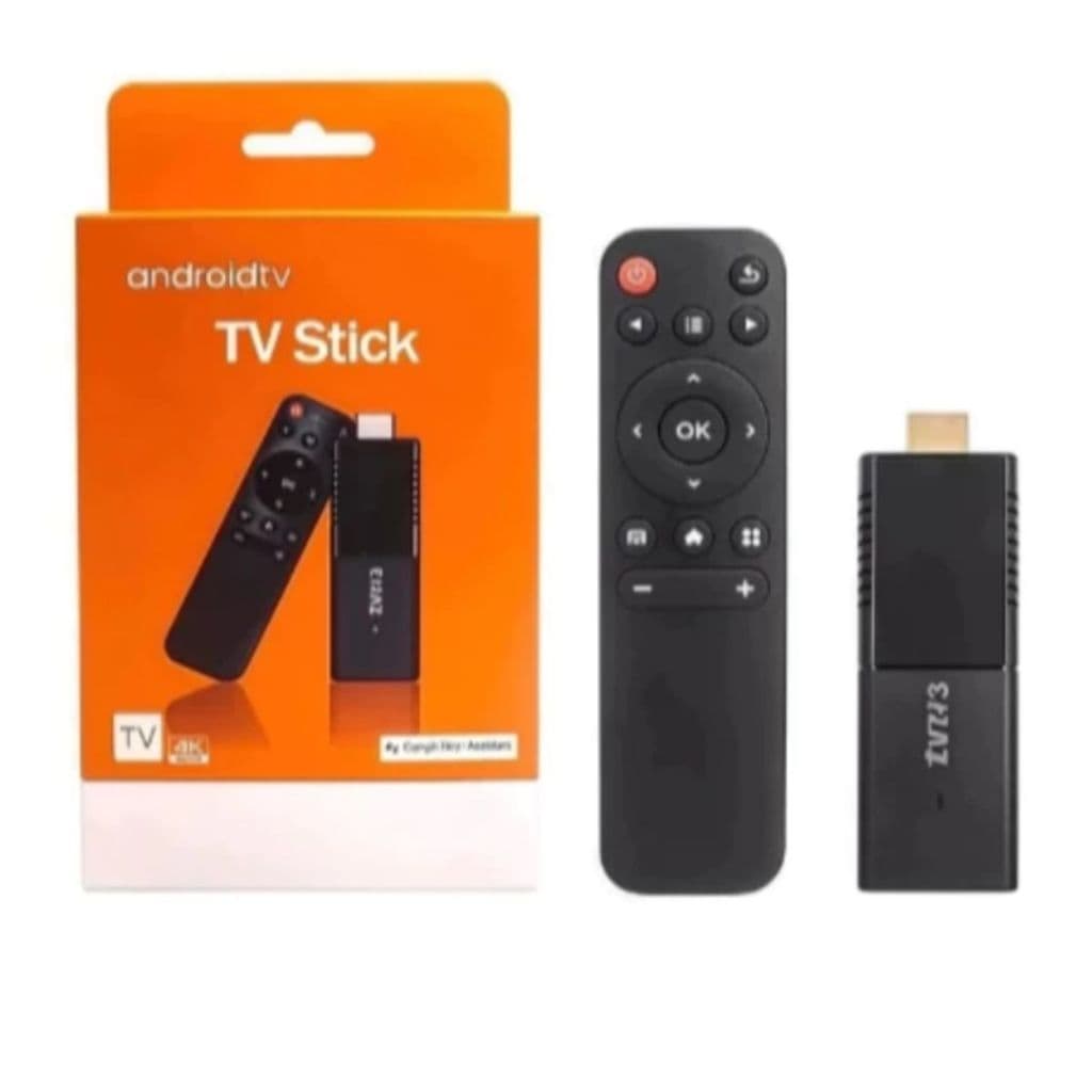 Smart  Stick Android 4K HDMI I Transforme sua Tela em Smart I Wi-Fi + Controle