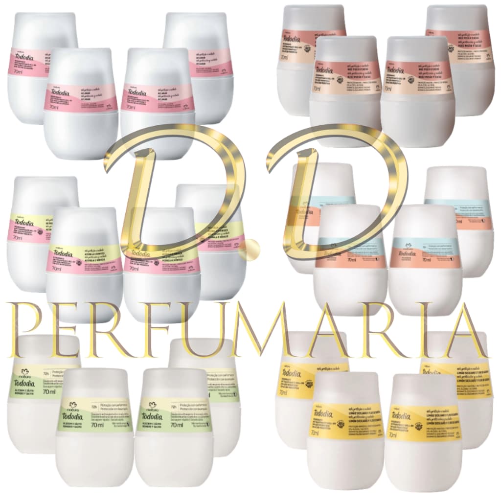 Kit 4 Desodorante Antitranspirante Rolon TodoDia Natura ORIGINAL E LACRADO