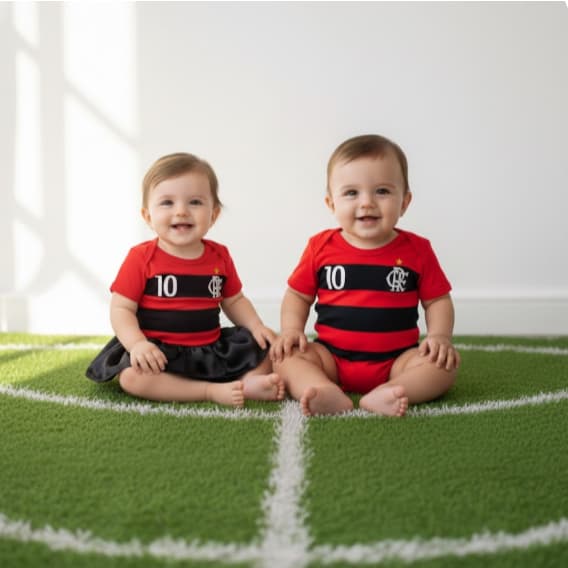 Body bebê Time Para mesversario