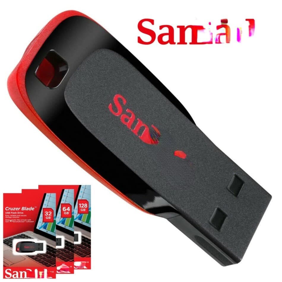 Pen Drives e OTGs USB 8GB 16GB 32GB 64GB 128GB Cruzer Lâmina 2.0 Flash Drive Memory Stick PenDrive