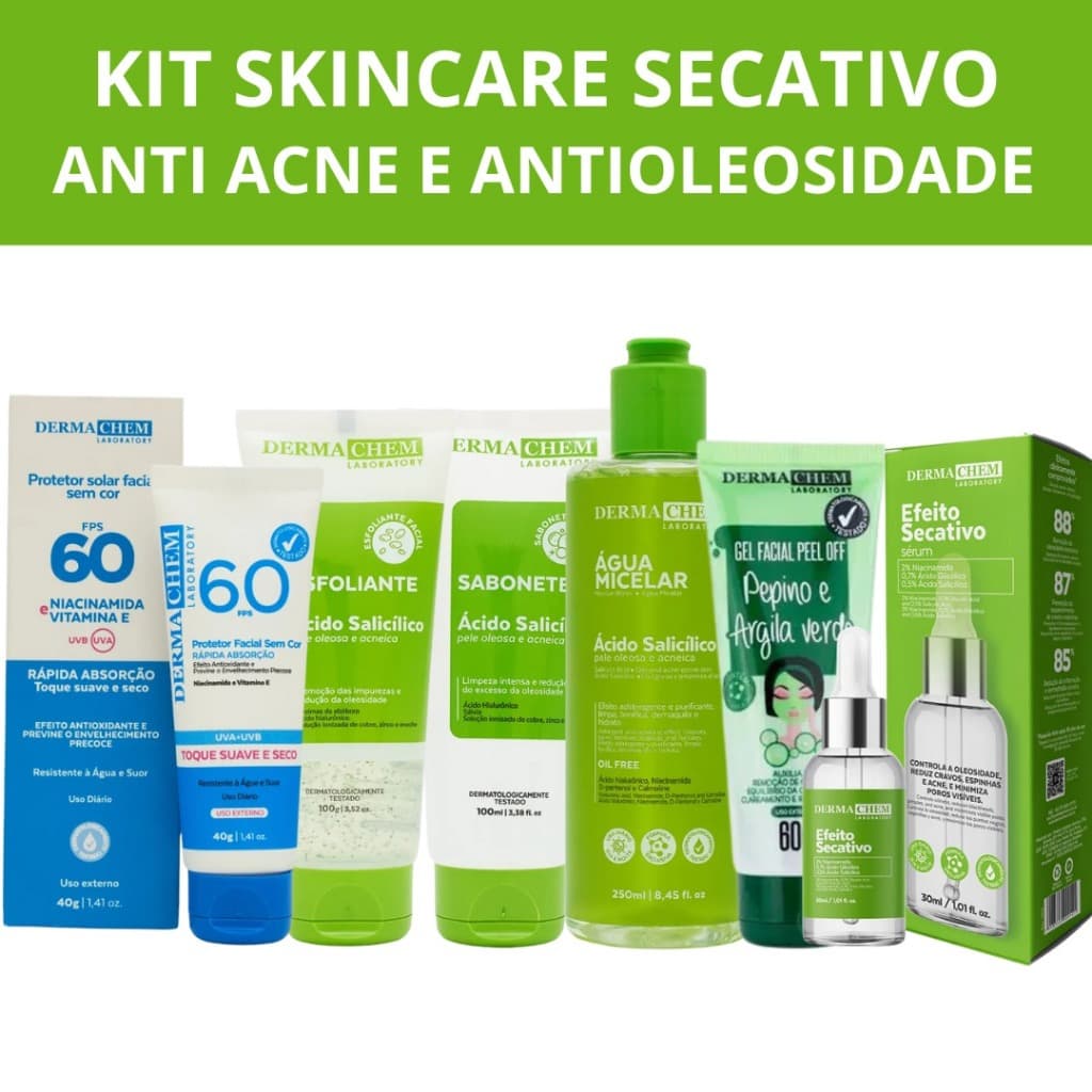 Skincare Secativo Anti Acne Antioleosidade Creme Esfoliante Protetor Solar Espátula Silicone