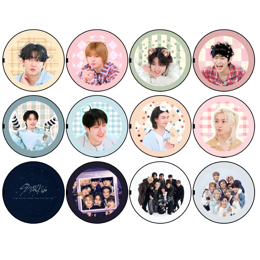 kit bóton button pin Stray kids kpop