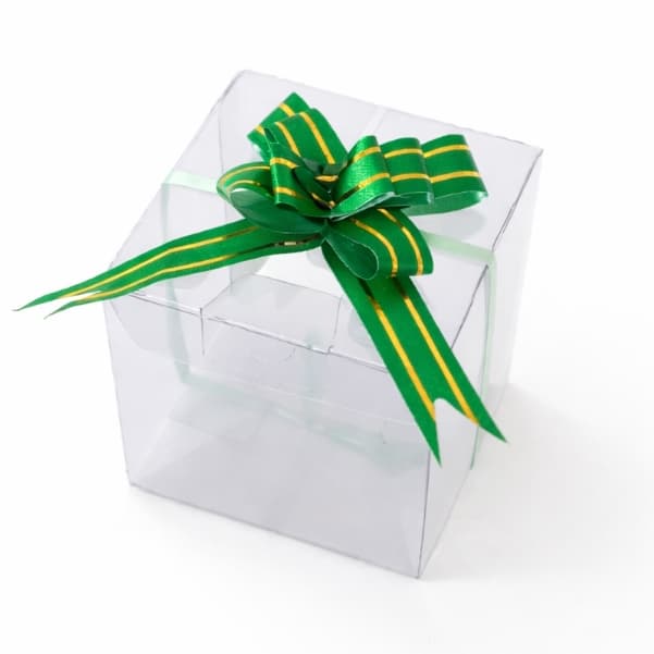 40 Caixa de Acetato Transparente 6x6x6 xm Caixa para presente lembrancinha embalagem