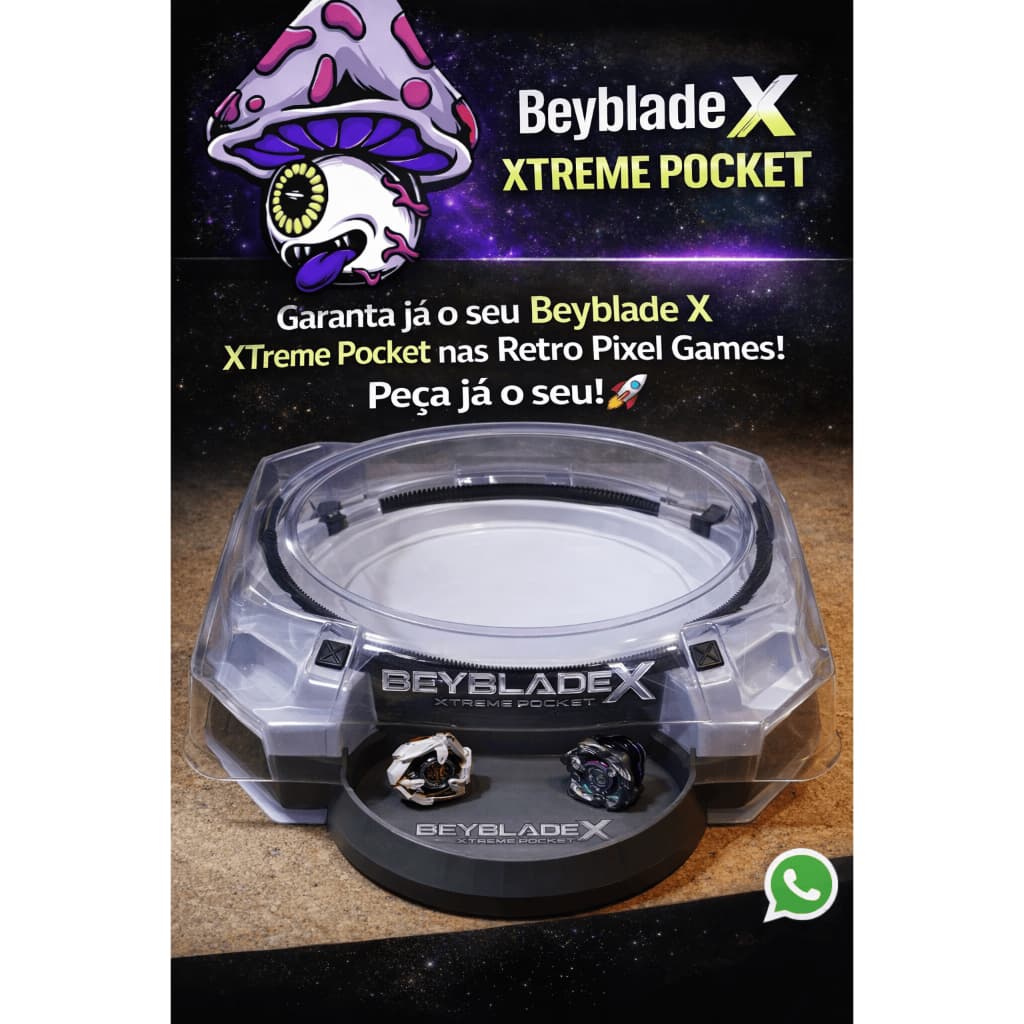 Xtreme Pocket Beyblade X - Escolha mais cores e combinações de cores no chat