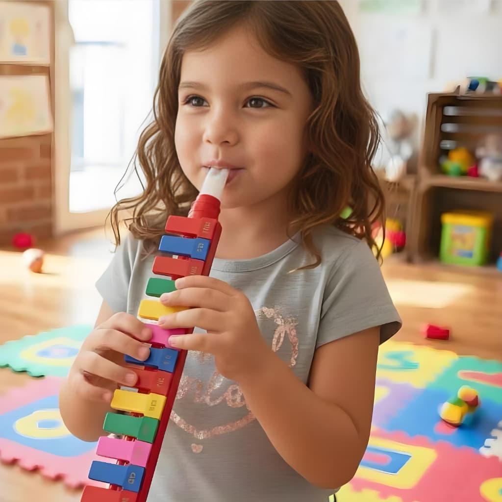 Flauta Musical Melódica 13 Teclas Infantil Alpha Escaleta