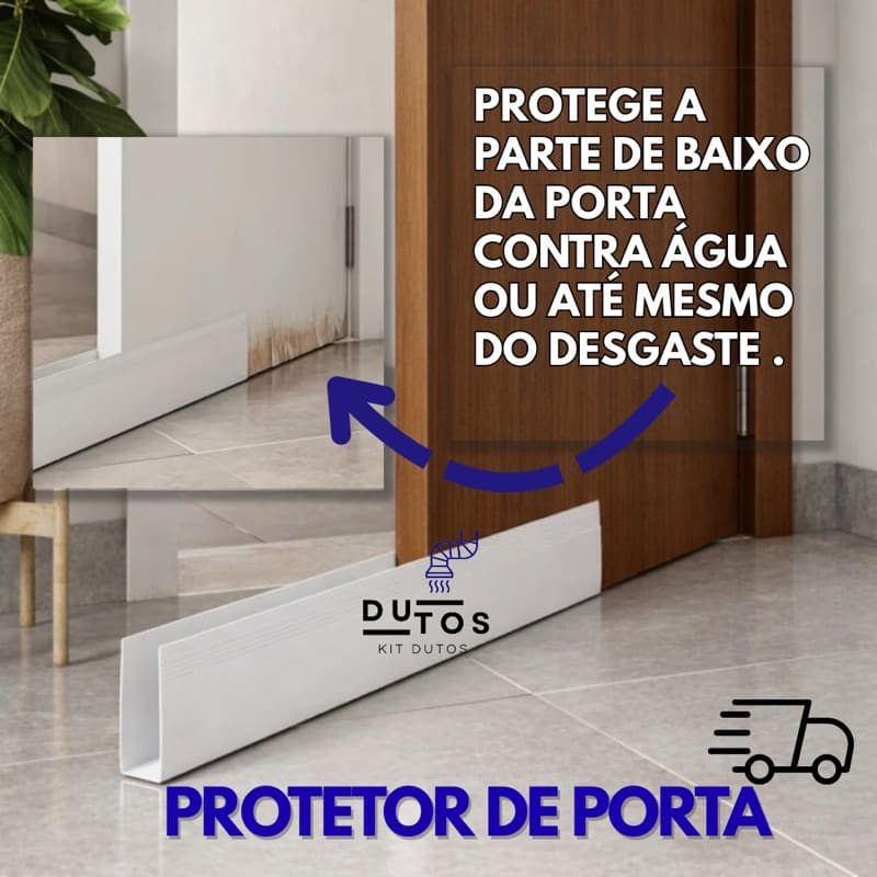 Protetor de porta/Salva porta! com pintura eletrostática