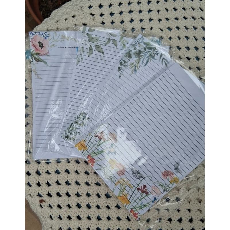 papel  para cartas A5 com 50 folhas