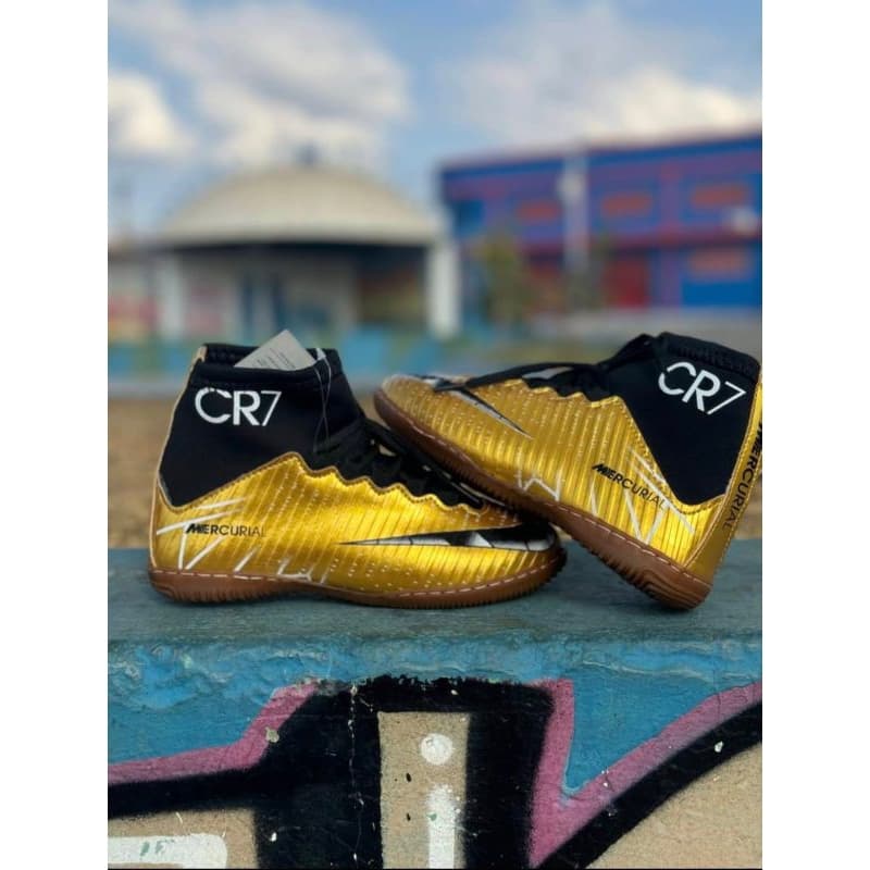 Chuteira Salão Quadra Futsal Infantil Costurada e Colada para Crianças