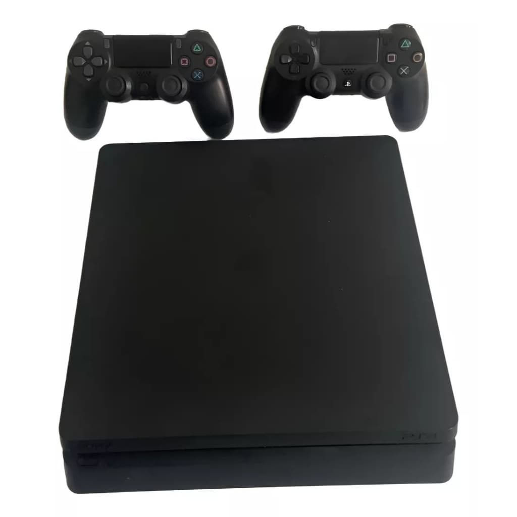 Playstation 4 PS4 Slim HD 1TB com 2 Controles+Jogo