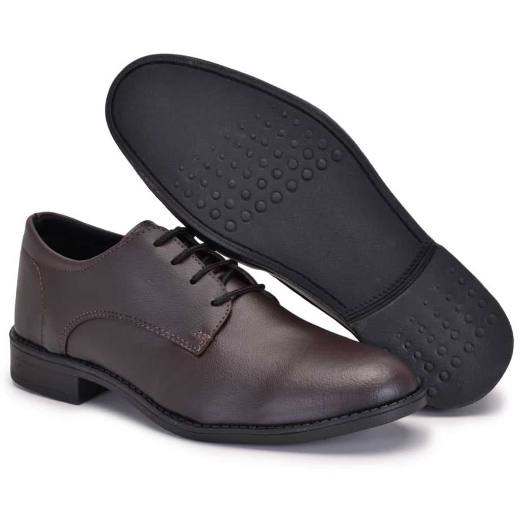 Sapato Social Masculino Marrom Oxford Elegante Confortável Cadarço Trabalho Eventos