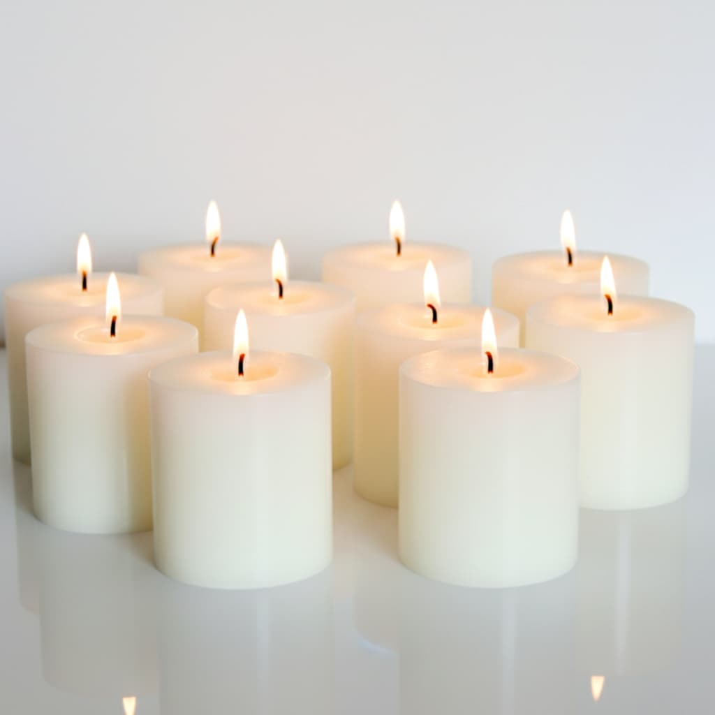 Vela  Decorativas 20 Horas Kit 50 unidades