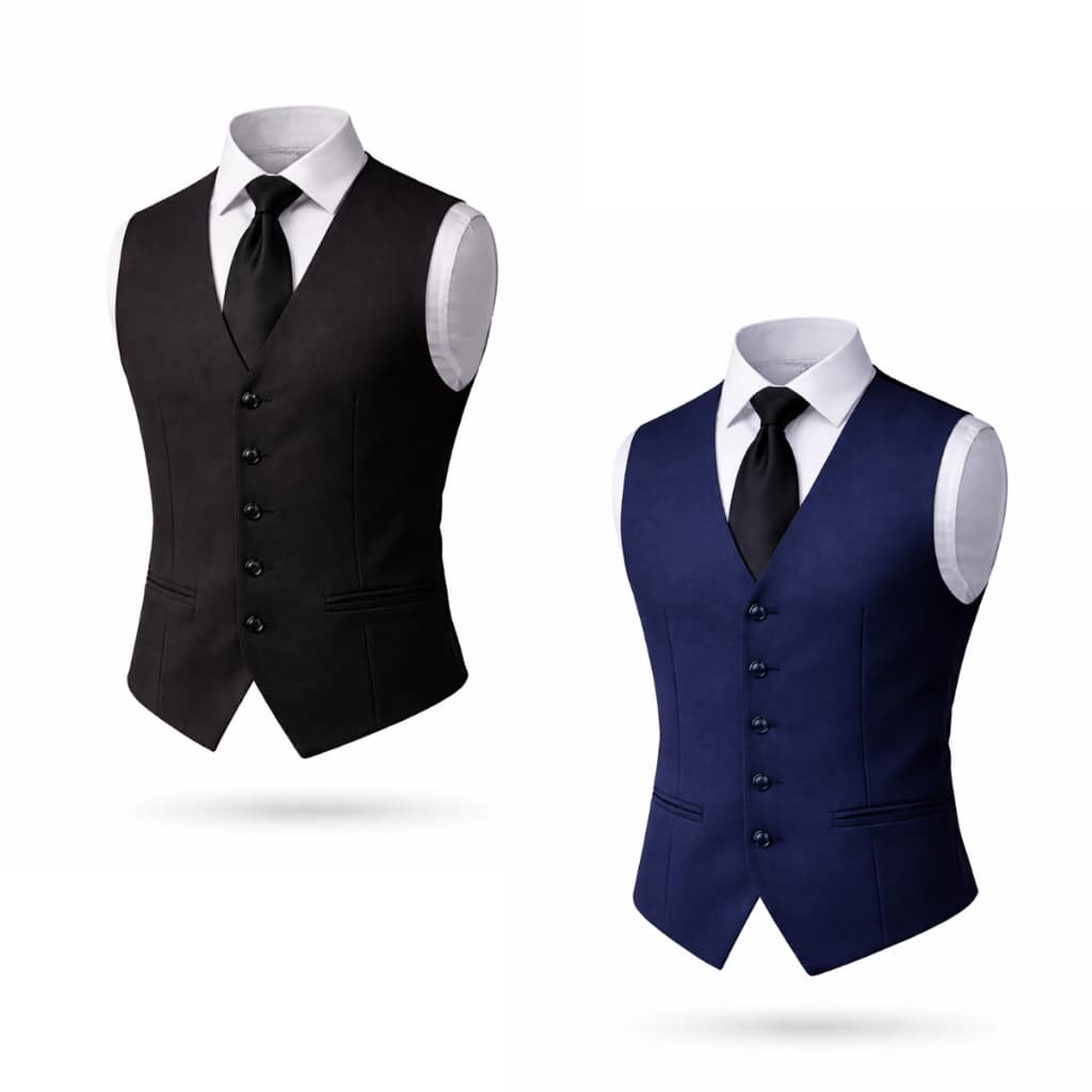 Kit 2 Coletes Executivo Social Masculino Slim P Ternos Oxford Premium - Oferta