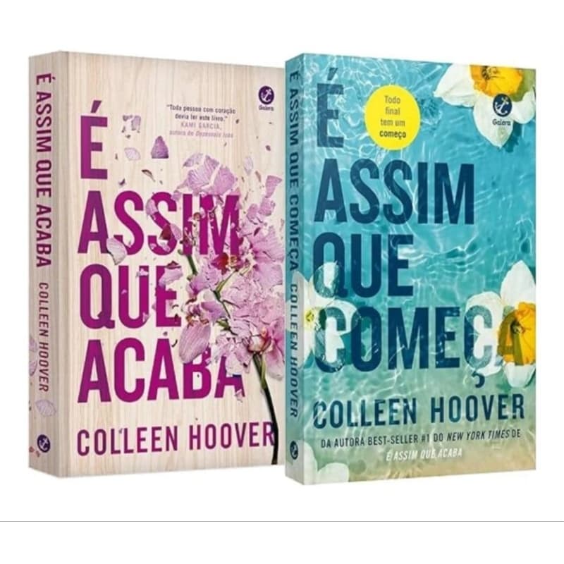 Kit: É Assim que Acaba + É Assim que Começa romance Colleen Hoover presente