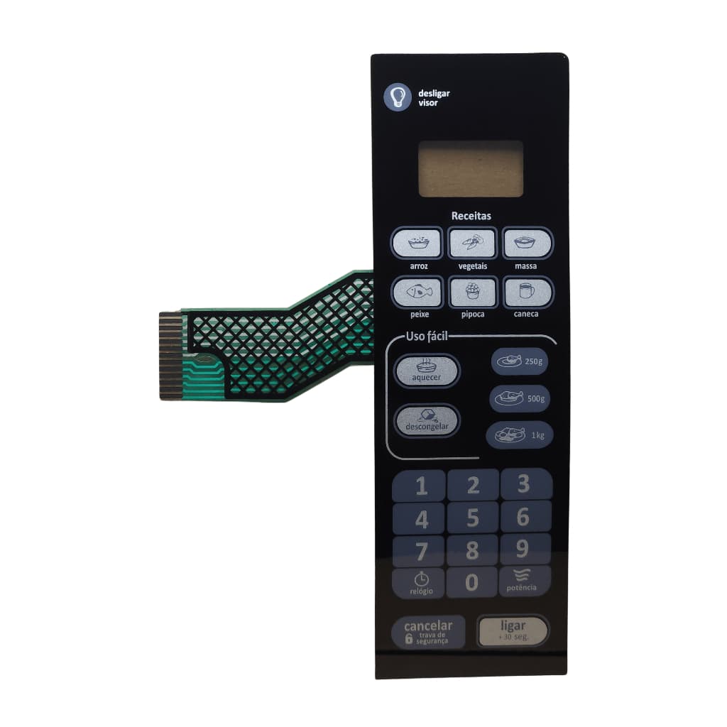 Membrana Teclado Microondas Consul CMO20 Preta