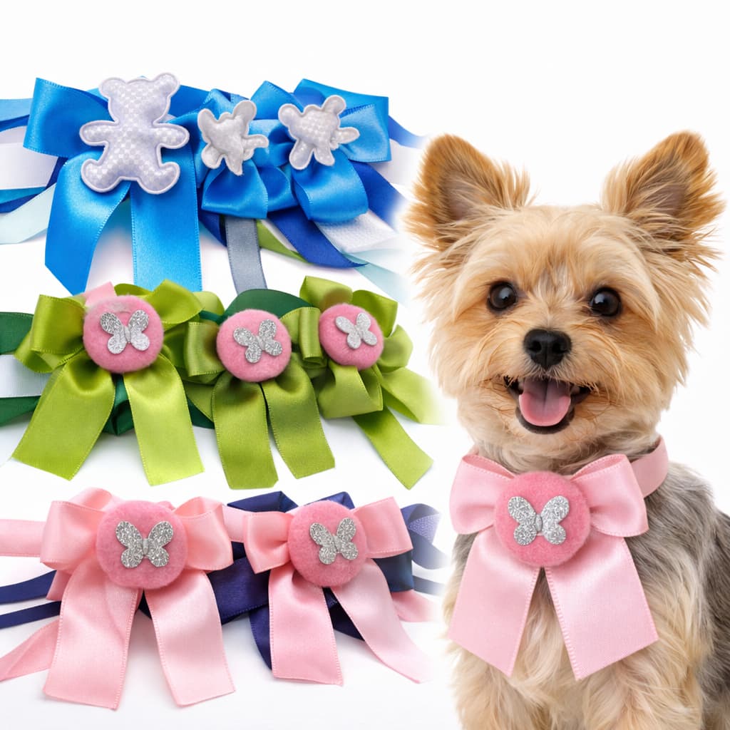 40 GARGANTILHA PET, LAÇOS PET DE PESCOÇO, ACESSÓRIOS PET PESCOÇO.