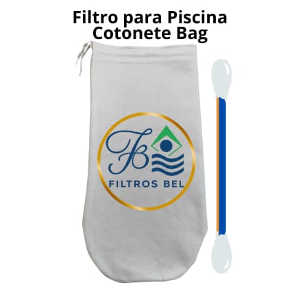 Filtro para Piscina Aquários Tanques Cotonete Bag com Cordão de Amarração em Diferentes Tamanhos