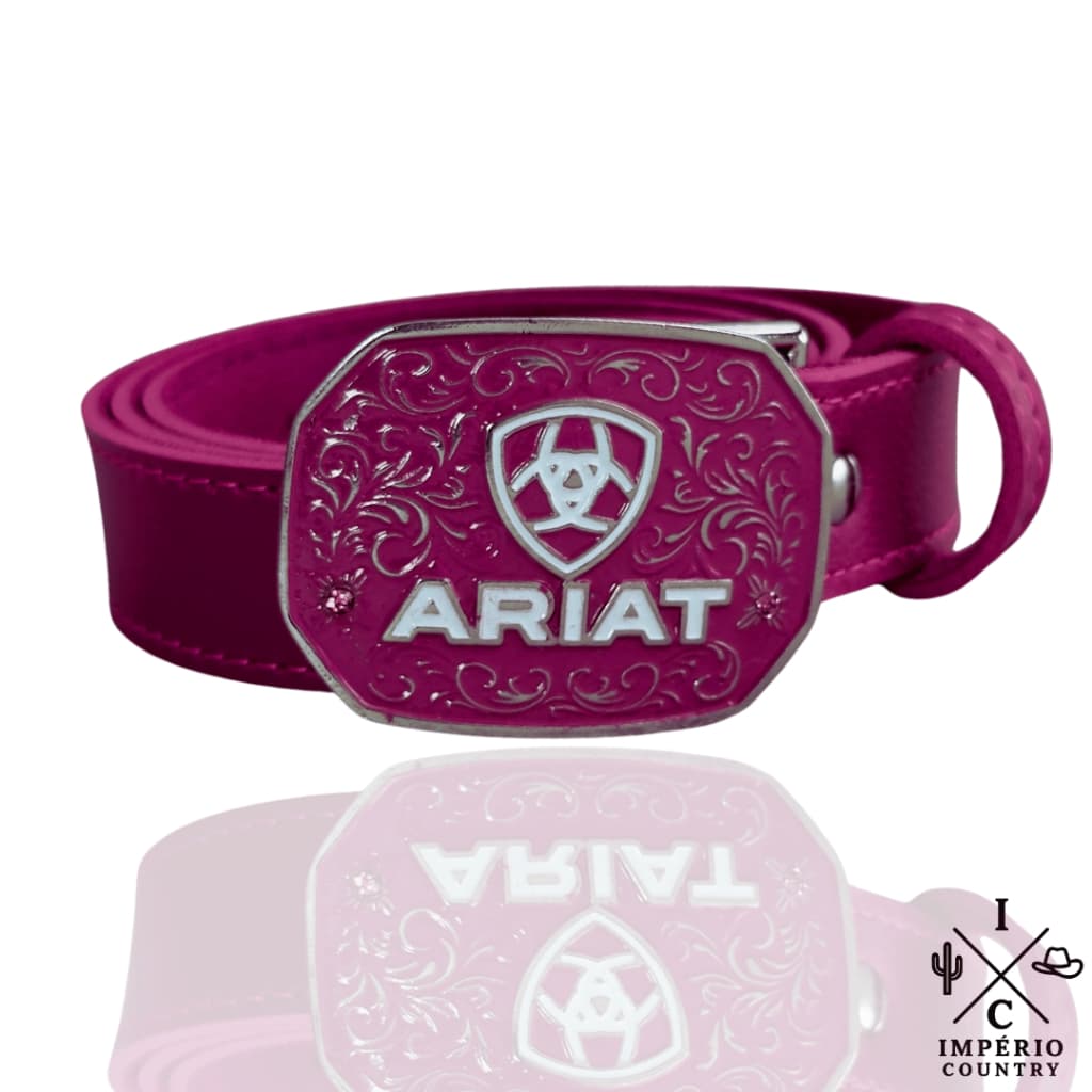 Cinto Country Infantil  ARIAT Rosa Premium com Design Exclusivo Promoção