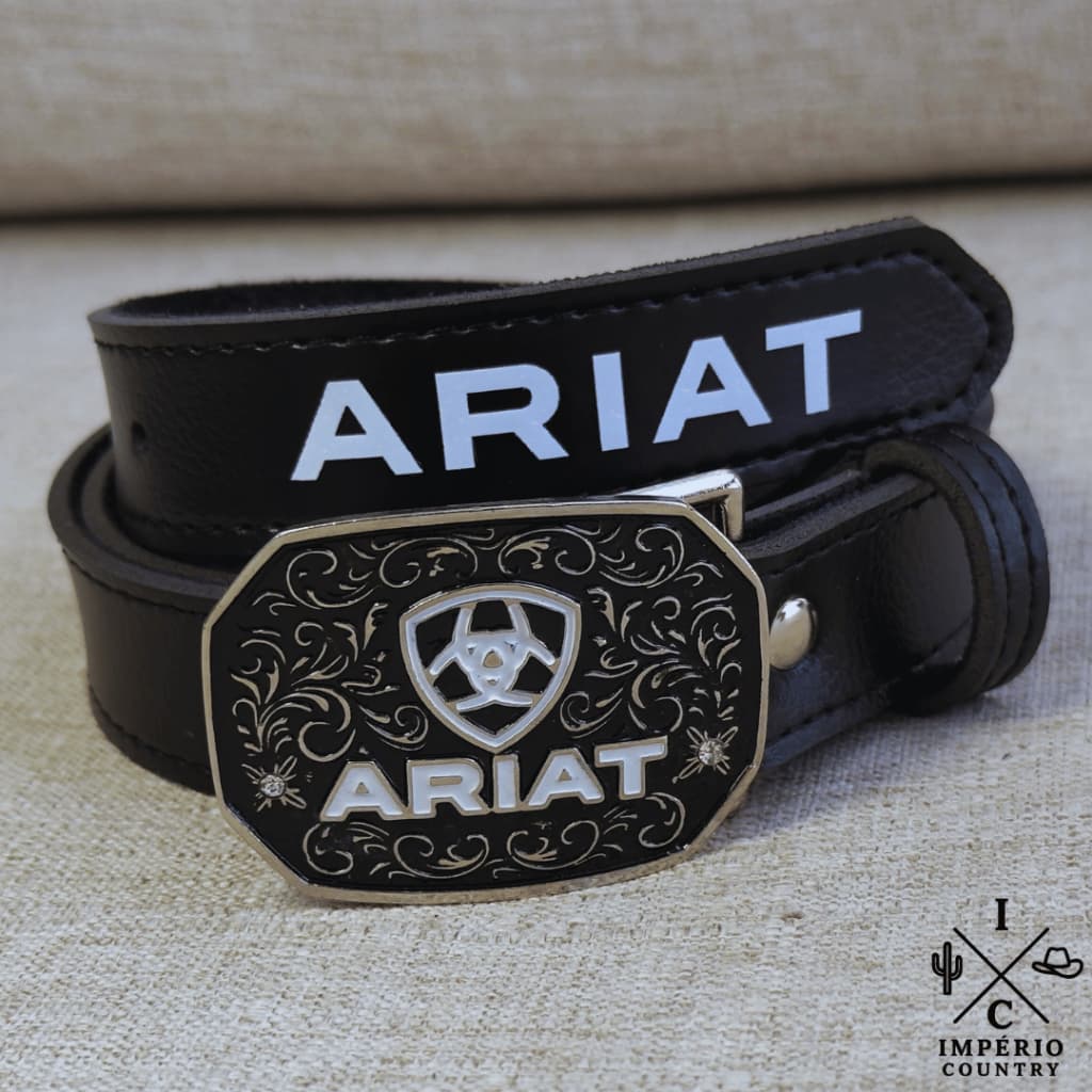 Cinto ARIAT Country Infantil Preto com Design Clássico e Premium
