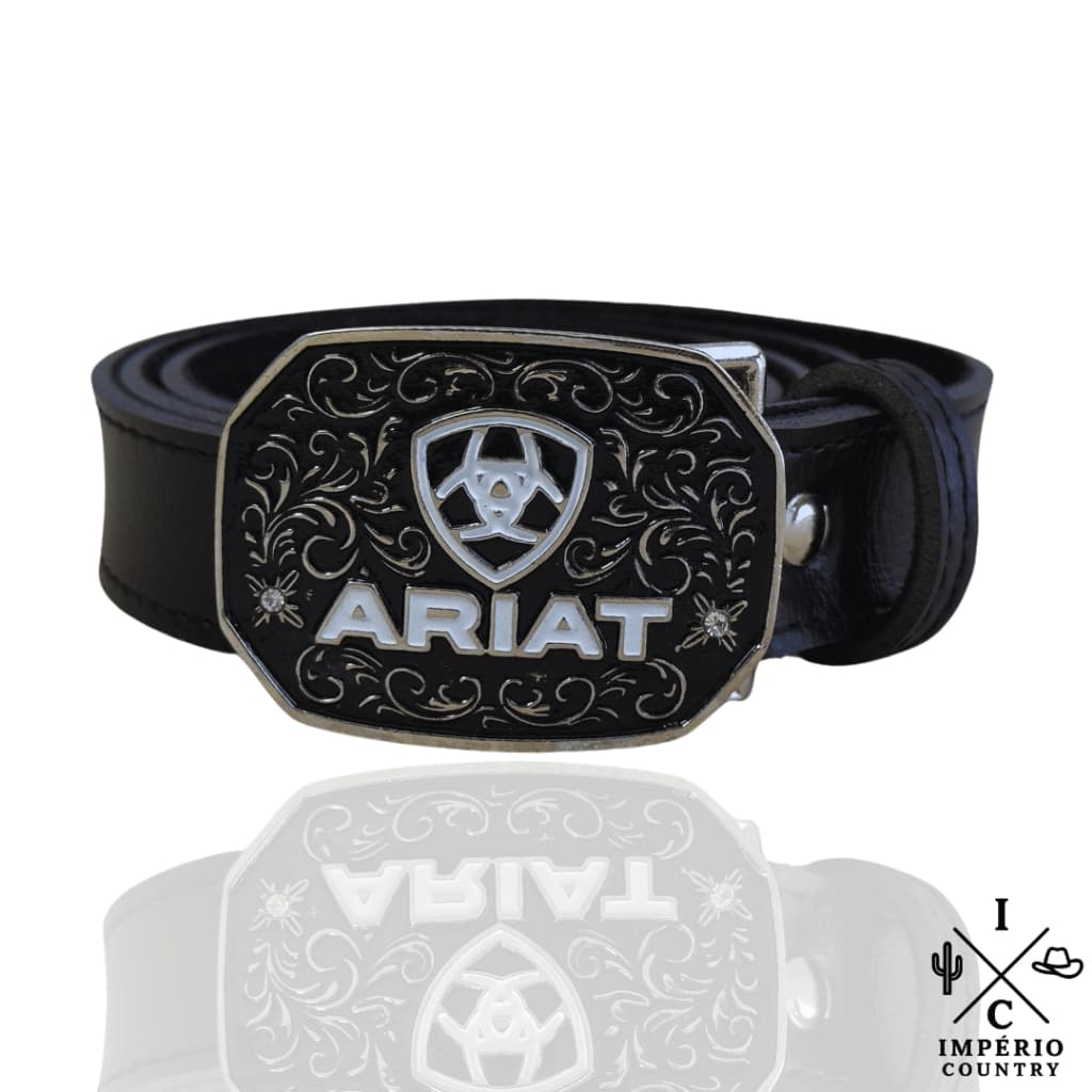 Cinto Infantil Preto ARIAT Estilo Country com Acabamento Reforçado Premium Promoção