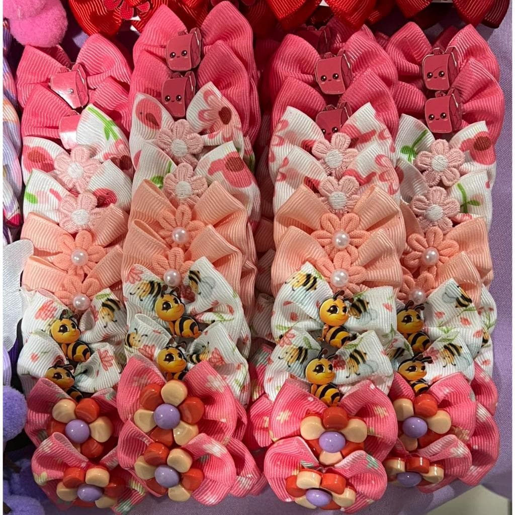 Kit com 30 unidades Laços Femea Pet Luxo Para Banho e Tosa Acessórios pet Laçinhos