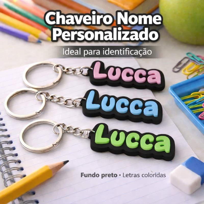 Chaveiro  Nome Personalizado