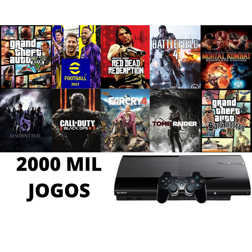 PS3 Super Slim !!2000 Jogos!!