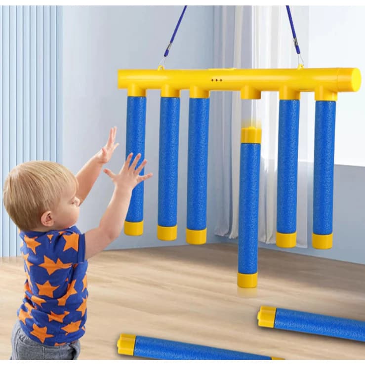 Jogo De Bastões De Queda De SUPER Desafio , Bastão De Agarrar Olhos E Mãos Para Exercícios De Reação Rápida