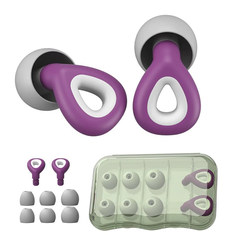Silicone Macio À Prova De Som Tampões De Ouvido Sono Filtro De Redução De Ruído Para Orelhas Earplug