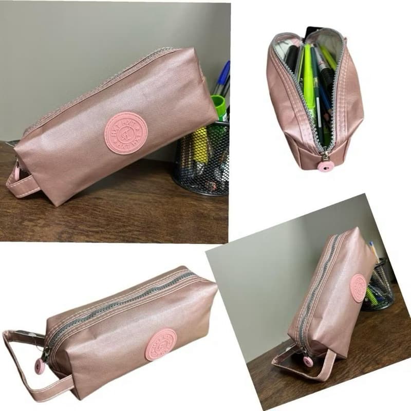 Estojo Unissex Nylon Com Alça de Mão para Trabalho, Escola, Escritorio 7812