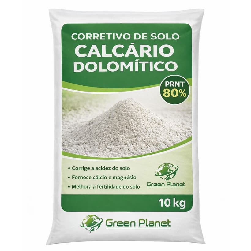 Corretivo de Solo Calcário Dolomítico PRNT 80% – Escolha a quantidade!