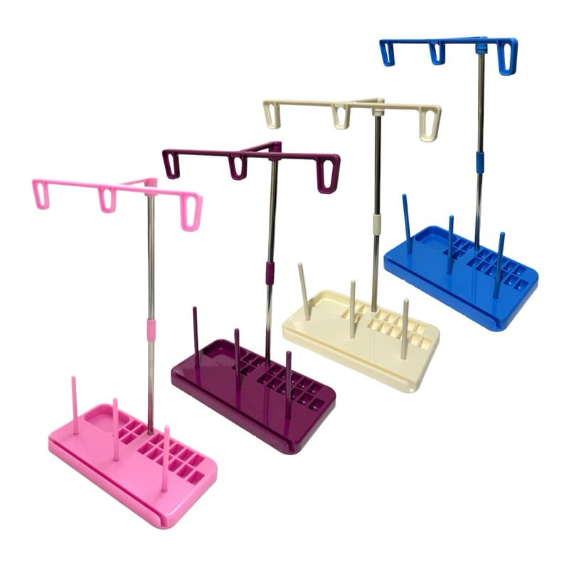 Porta Fio Bobinas Suporte Carretel Linha 3 Cones Máquinas De Costura Doméstica