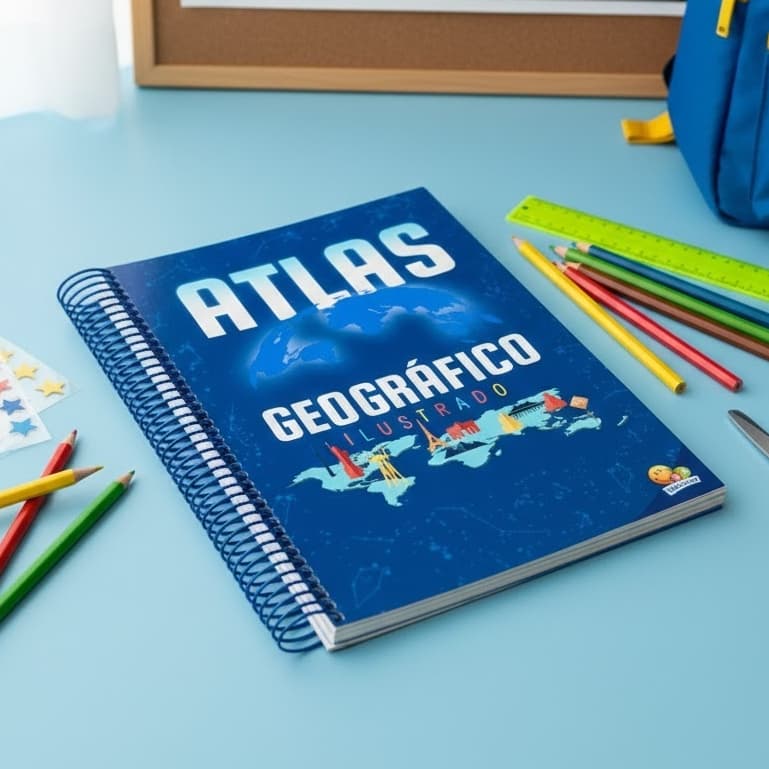 Atlas Geográfico Ilustrado / Espiral