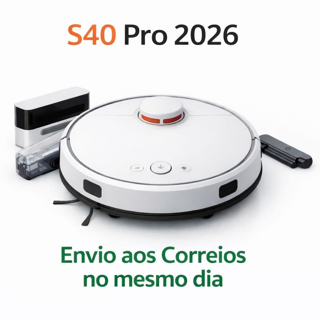 Robô Aspirador Inteligente Xiaomi S40Pro Branco