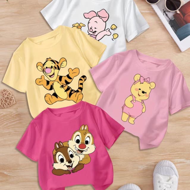 kit 4 camisetas infantil menina juvenil estampadas legais desenhos