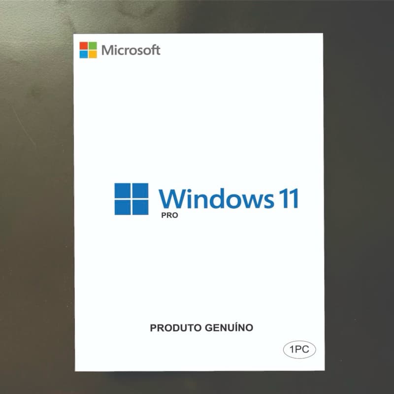 Windows 11/10 Pro Entrega Física Licença Nota Fiscal