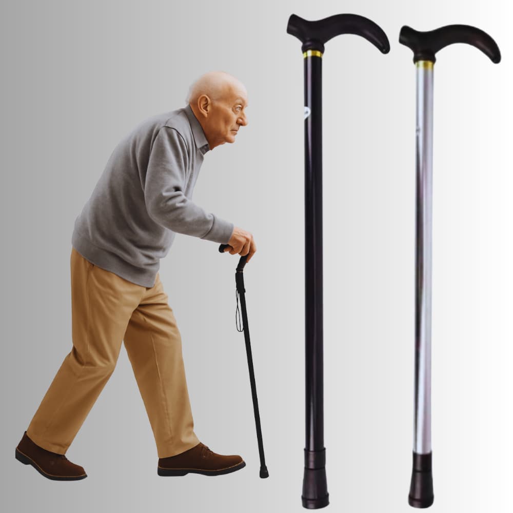 Bengala de Alumínio Regulável para Adulto/ Idosos com Altura Ajustável