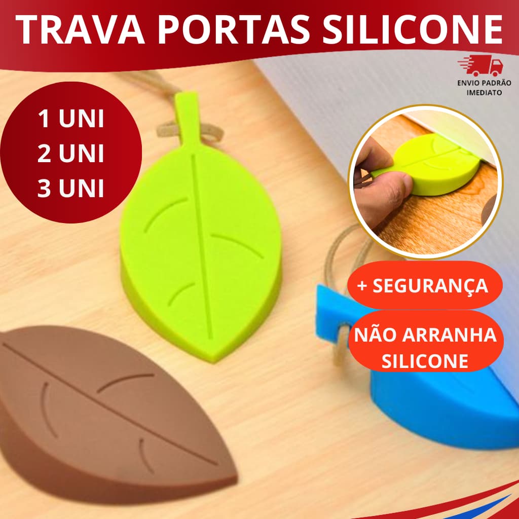 Trava De Silicone Aparador Para Porta Folha Segurança Infantil Com Corda Para Pendurar