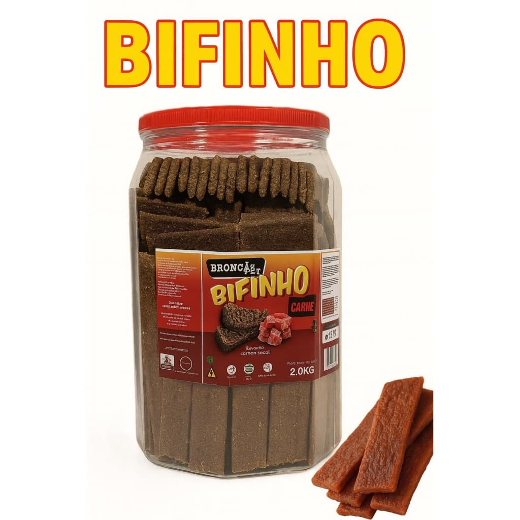 Bifinho Petisco Macio de Carne para seu Amiguinho  2kg e um delicioso brinde